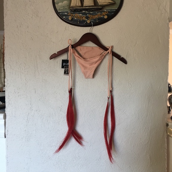 Pacific & Driftwood Cheval Side Tie Bikini Bottom - Picture 6 of 16